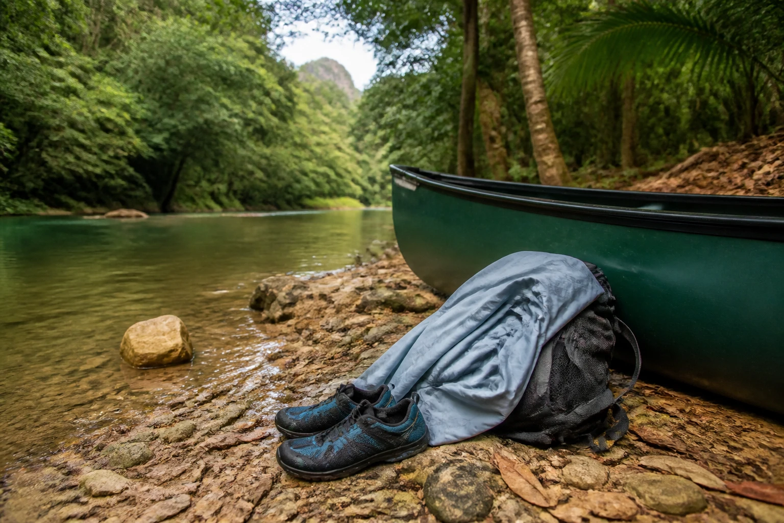 Practical gear for a Barton Creek Cave canoe tour