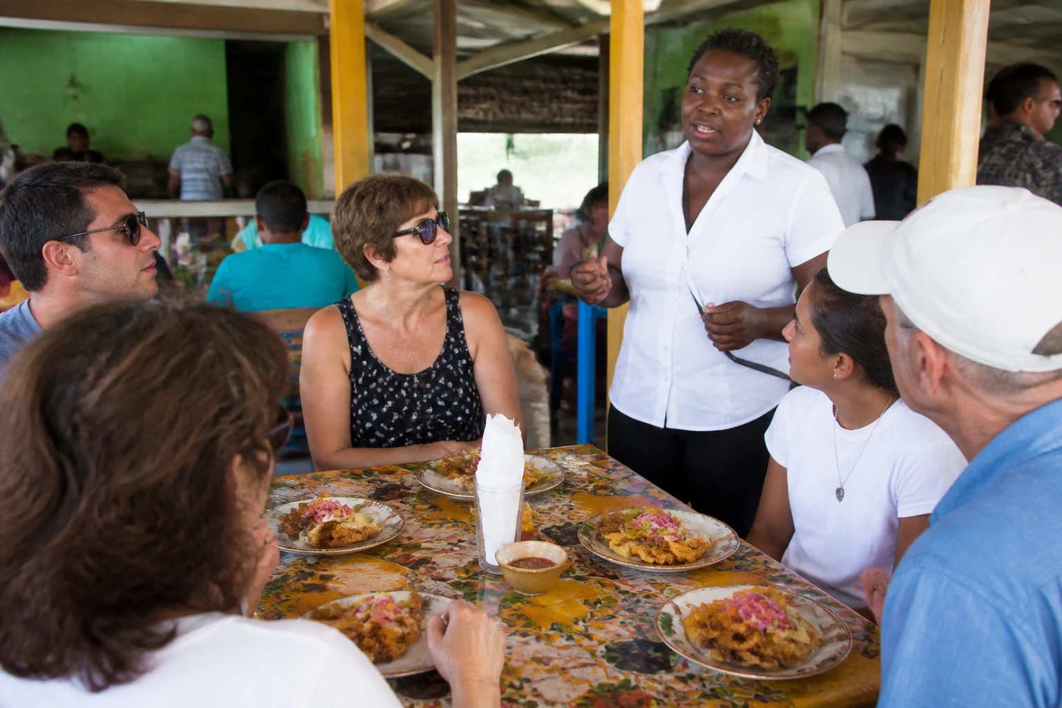A guided daytime food outing in Belize City